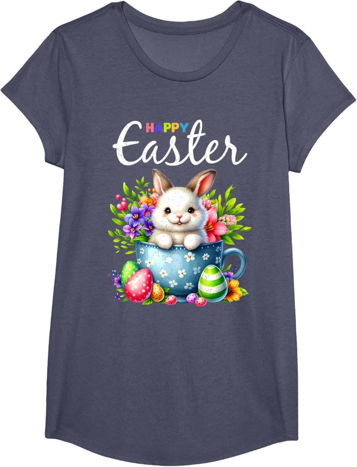 Bunny Egg Hunt Happy Easter Cute Spring Christian Holiday