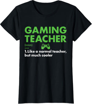 Gamer Teacher Definition Gaming Men Women