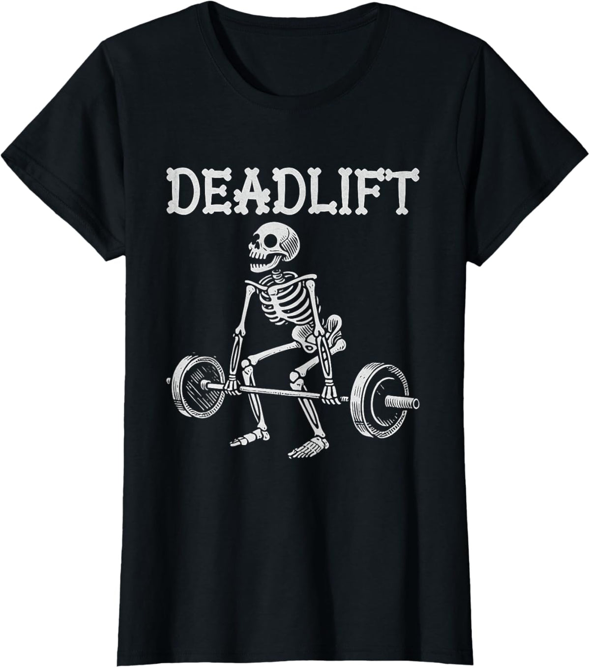 Deadlift Funny Halloween Skeleton Weight Lifting Workout