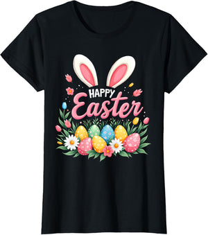 Happy Easter Bunny Spring Easter Egg Easter Shirts For Women