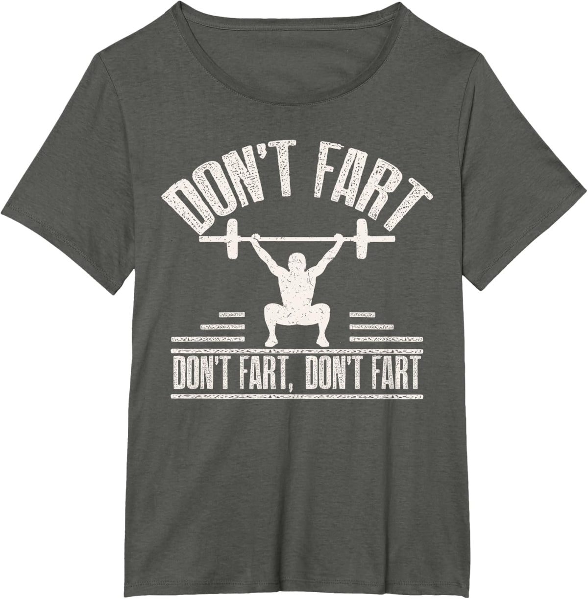 Don't Fart Funny Fitness Gym Workout Weights Squat