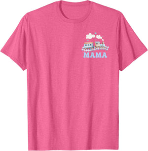 Mama First Birthday Boy Girl Train Railroad Family Matching