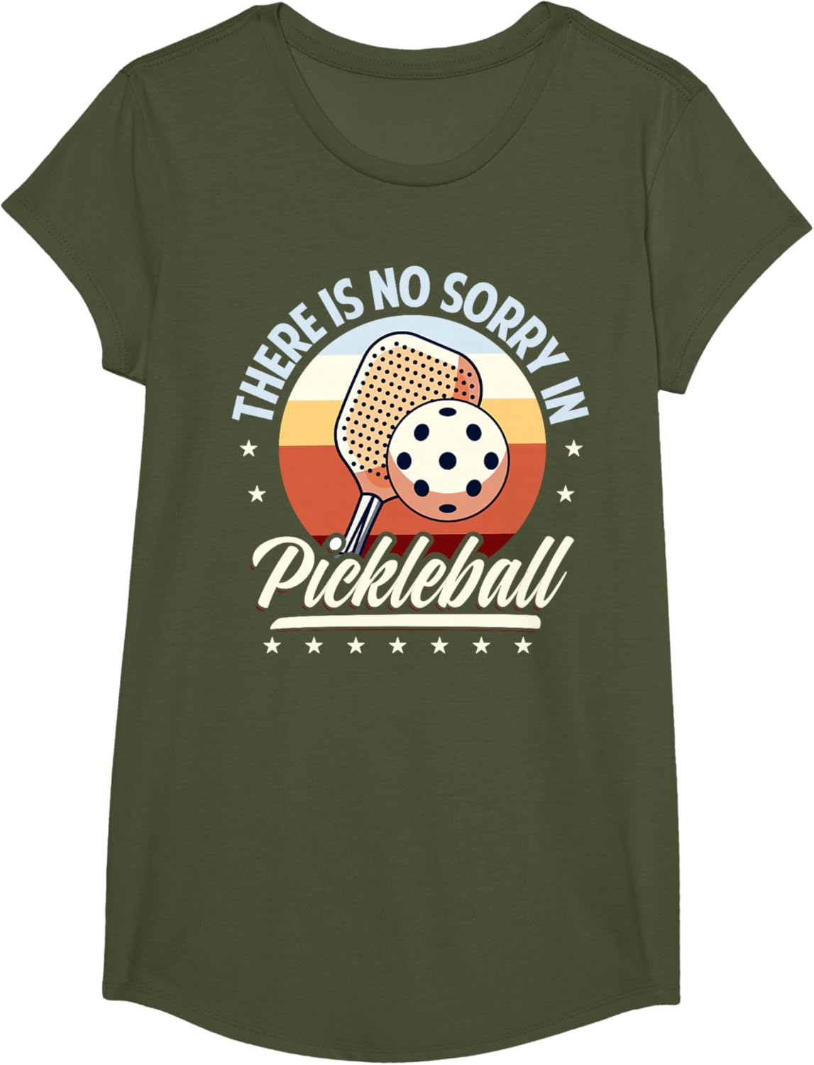 There is No Sorry in Pickleball Quote - Funny Saying