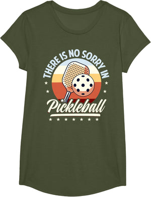 There is No Sorry in Pickleball Quote - Funny Saying