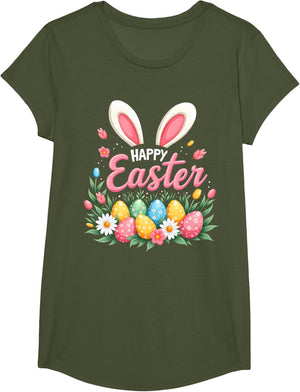Happy Easter Bunny Spring Easter Egg Easter Shirts For Women