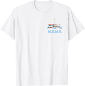 Mama First Birthday Boy Girl Train Railroad Family Matching