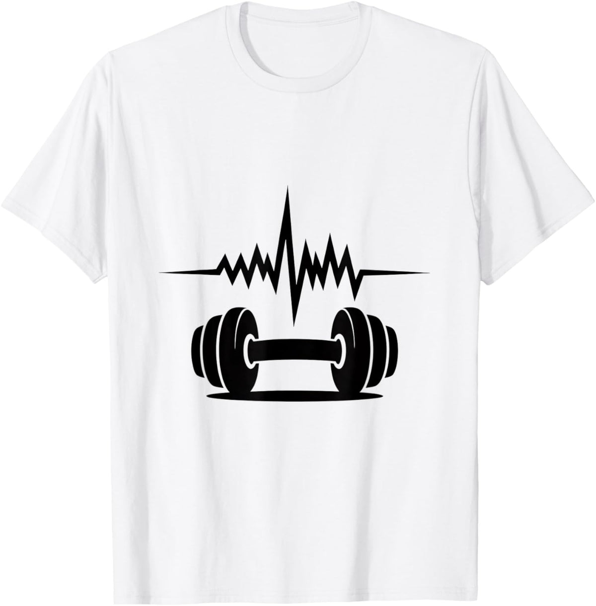 Heartbeat Fitness Enthusiast Dumbbell Motivation