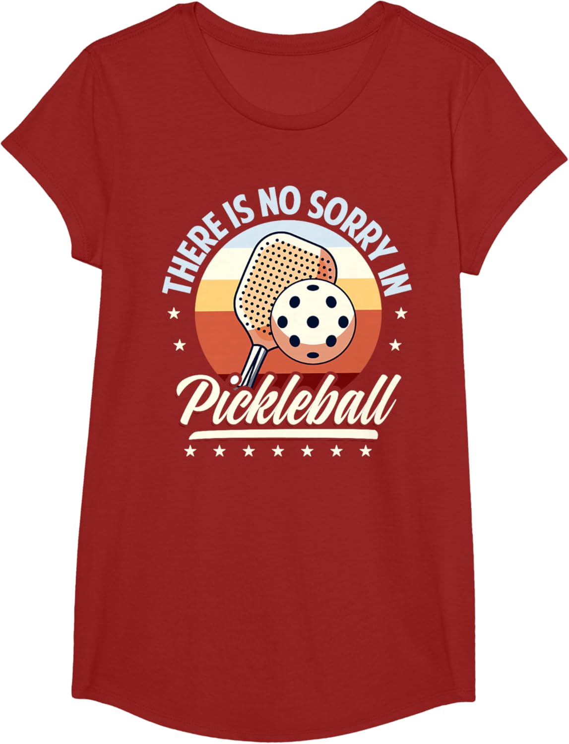 There is No Sorry in Pickleball Quote - Funny Saying