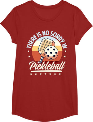 There is No Sorry in Pickleball Quote - Funny Saying