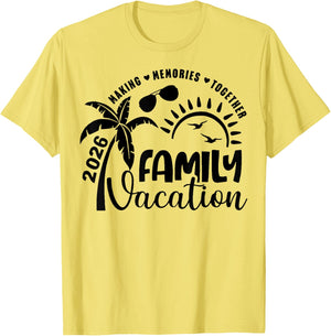 Family Vacation 2026 Beach Matching Family Summer Vacation