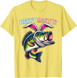 Fisherman Bunny Ears Funny Fish Easter Holiday Eggs Fishing