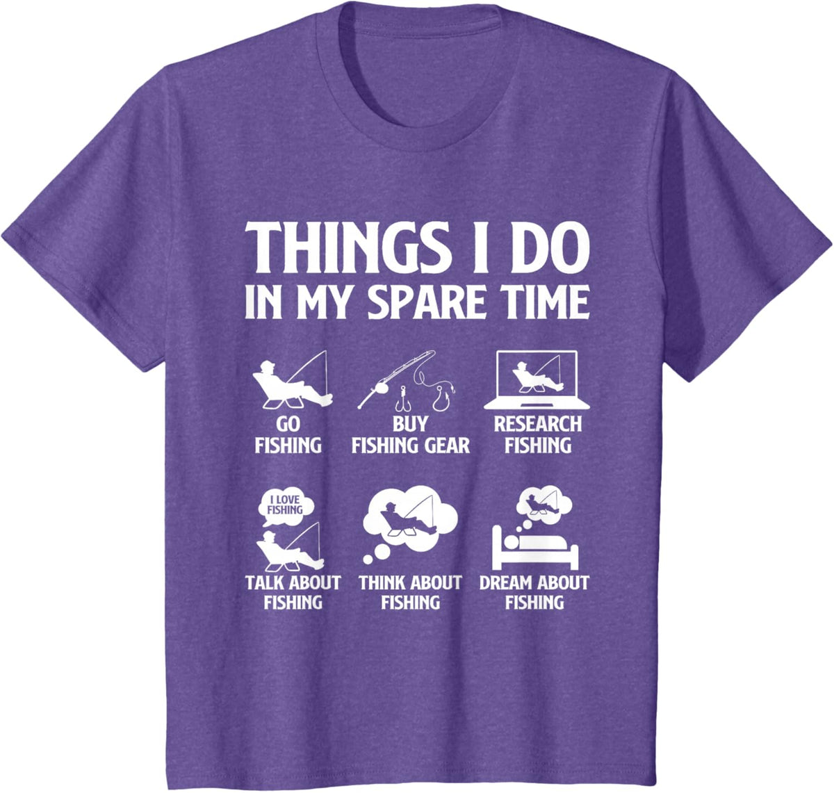 Things I Do in My Spare Time Fishing Boys Men Bass Fishing