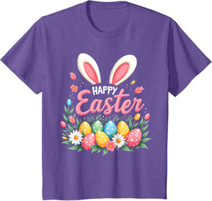 Happy Easter Bunny Spring Easter Egg Easter Shirts For Women
