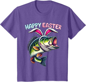 Fisherman Bunny Ears Funny Fish Easter Holiday Eggs Fishing