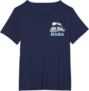 Mama First Birthday Boy Girl Train Railroad Family Matching