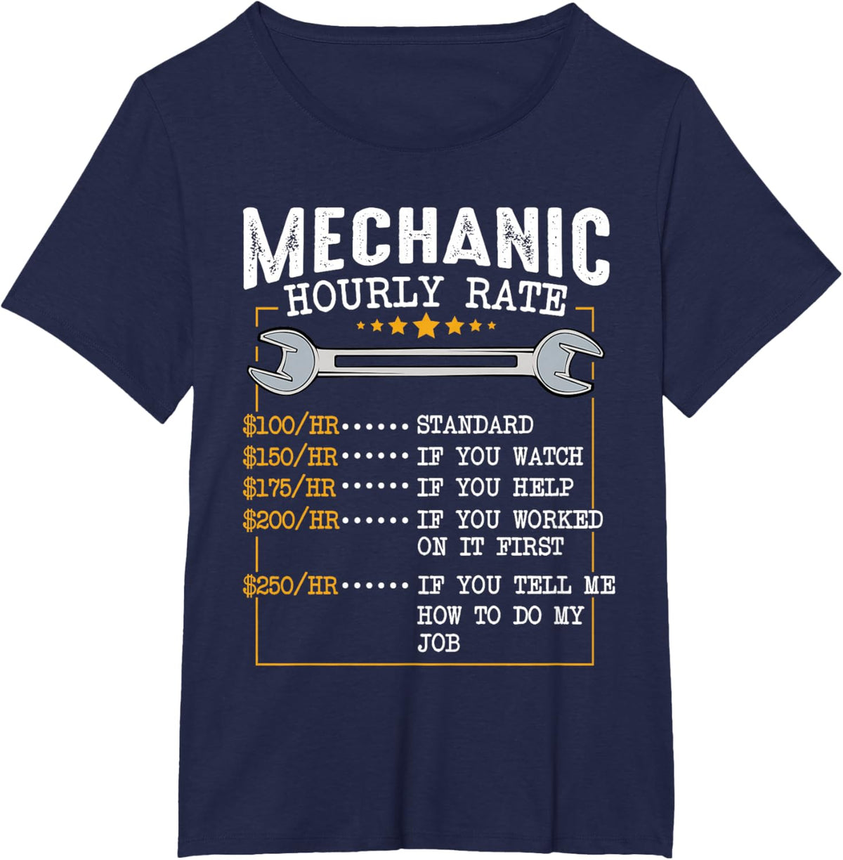 Mechanic Hourly Rate Car Mechatronics Engineer Profession Car Gift