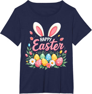 Happy Easter Bunny Spring Easter Egg Easter Shirts For Women