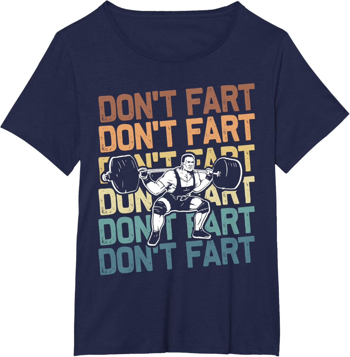 Funny Wieghtlifting Apparel for Men Women Don't Fart Lifting Weights Weightlifting Gym Fitness Workout T-Shirt, Small, Black