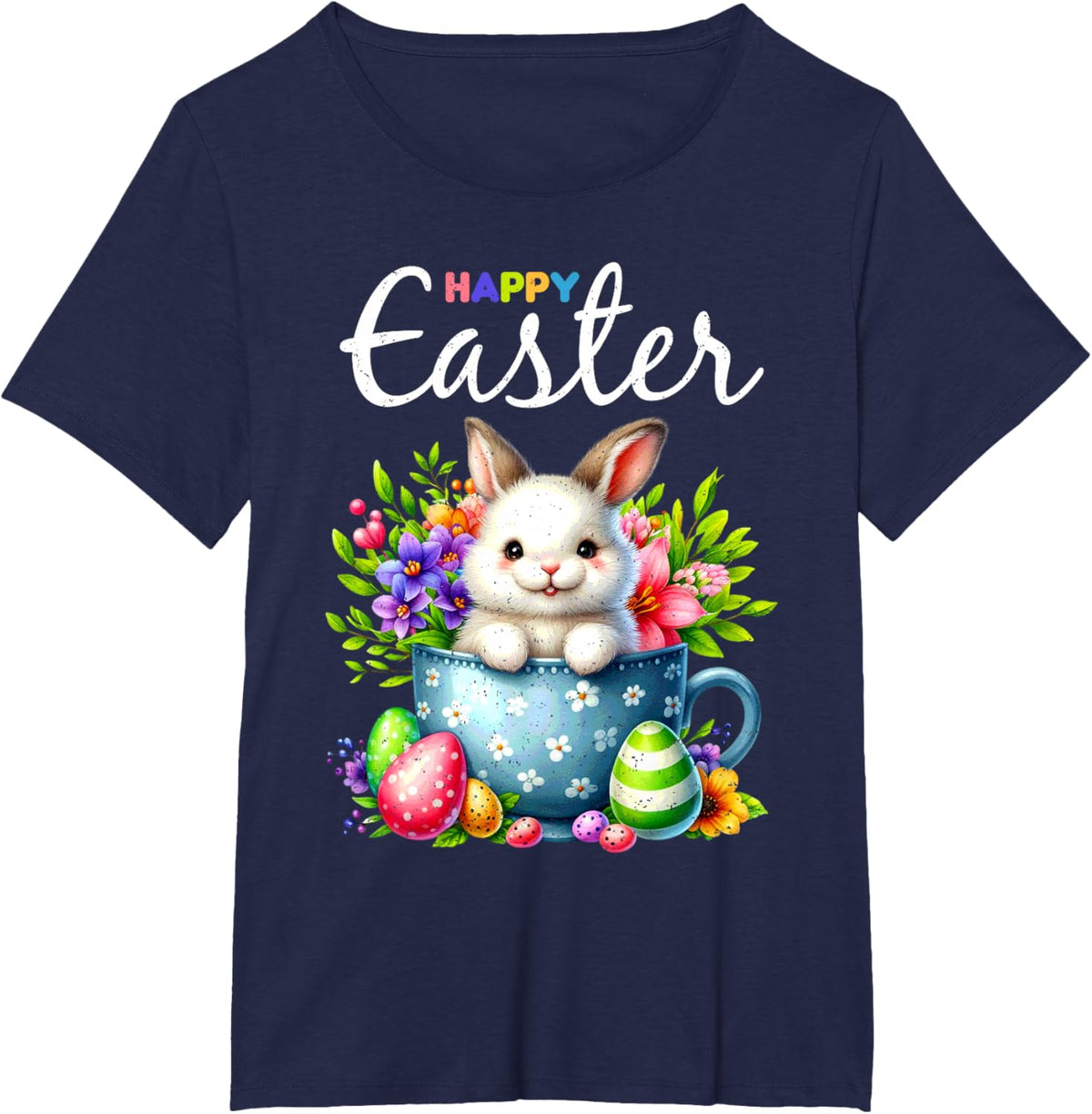 Bunny Egg Hunt Happy Easter Cute Spring Christian Holiday