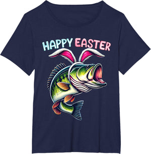 Fisherman Bunny Ears Funny Fish Easter Holiday Eggs Fishing