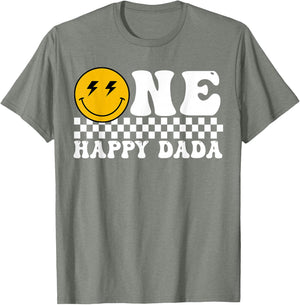 Happy Dada 1st Birthday Family Matching Theme
