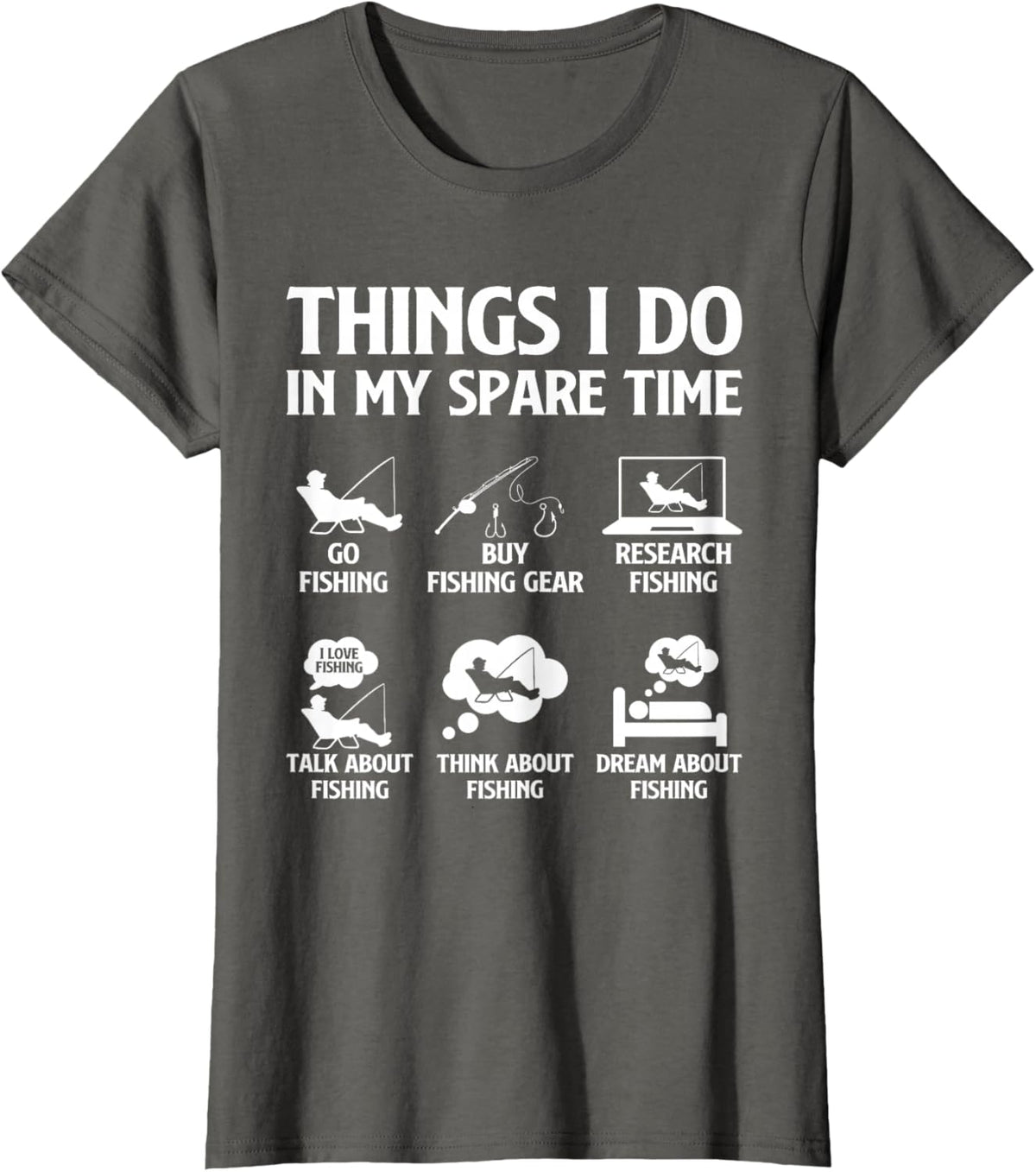 Things I Do in My Spare Time Fishing Boys Men Bass Fishing