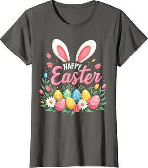 Happy Easter Bunny Spring Easter Egg Easter Shirts For Women