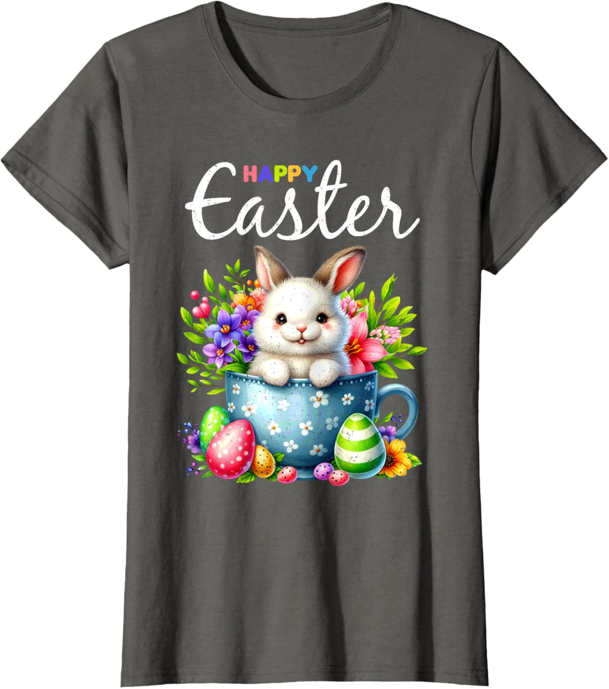 Bunny Egg Hunt Happy Easter Cute Spring Christian Holiday