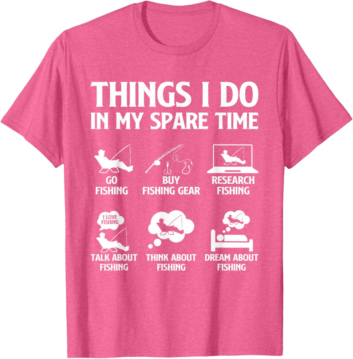Things I Do in My Spare Time Fishing Boys Men Bass Fishing