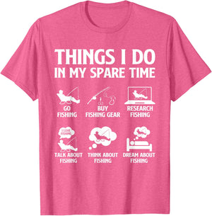 Things I Do in My Spare Time Fishing Boys Men Bass Fishing
