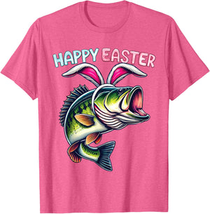 Fisherman Bunny Ears Funny Fish Easter Holiday Eggs Fishing