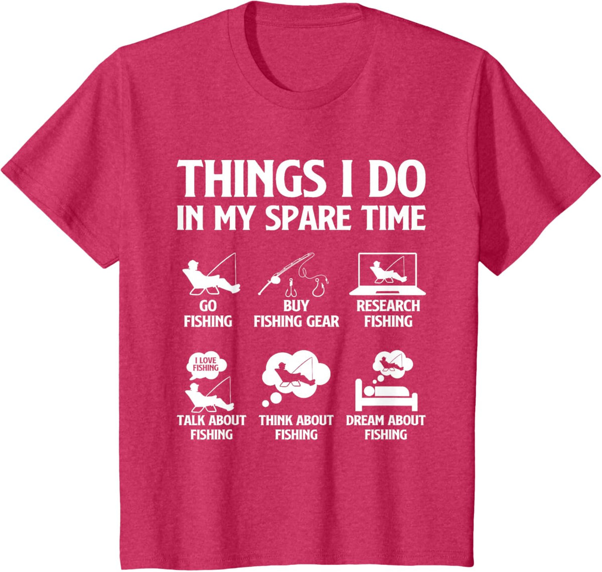 Things I Do in My Spare Time Fishing Boys Men Bass Fishing