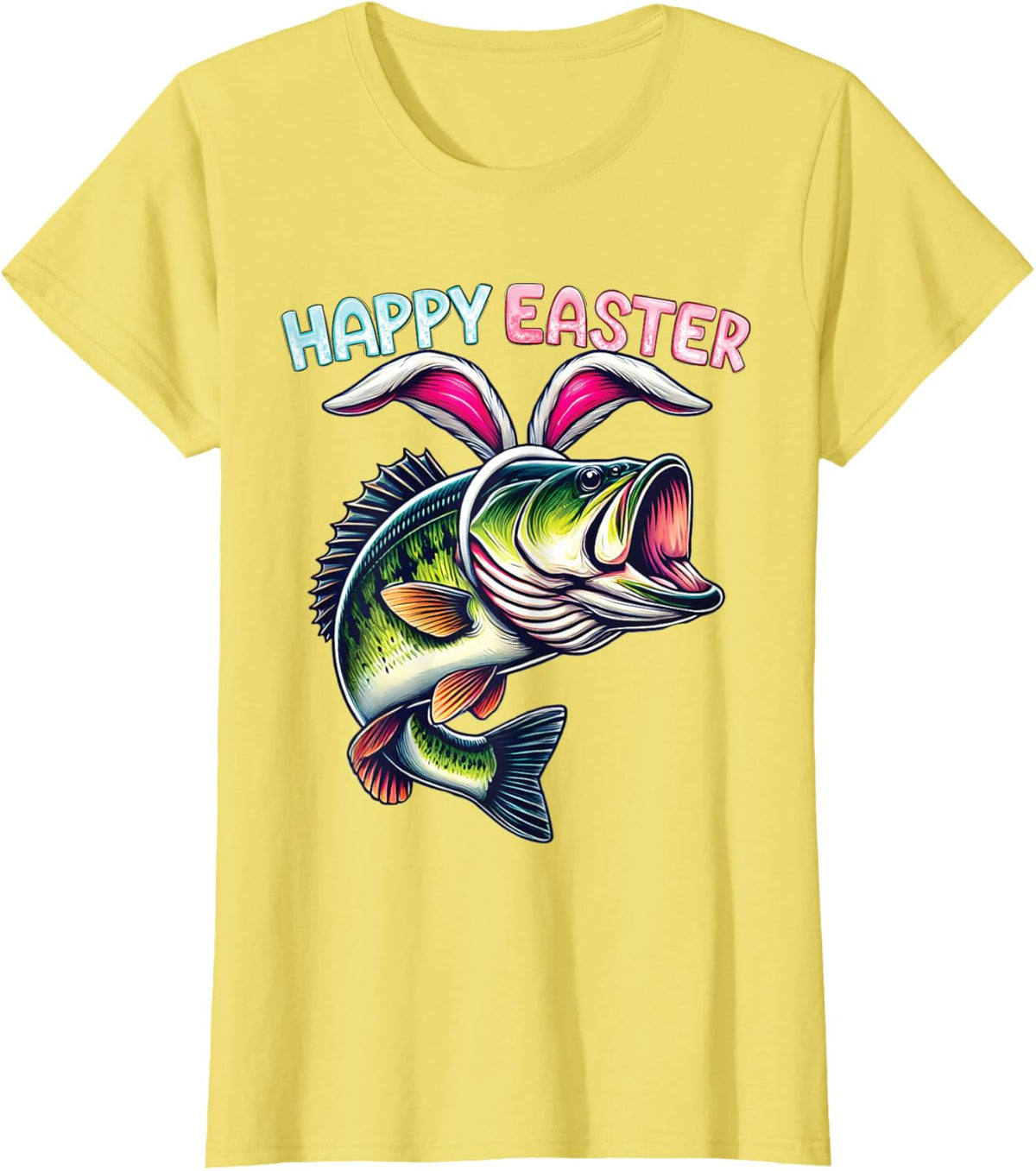Fisherman Bunny Ears Funny Fish Easter Holiday Eggs Fishing