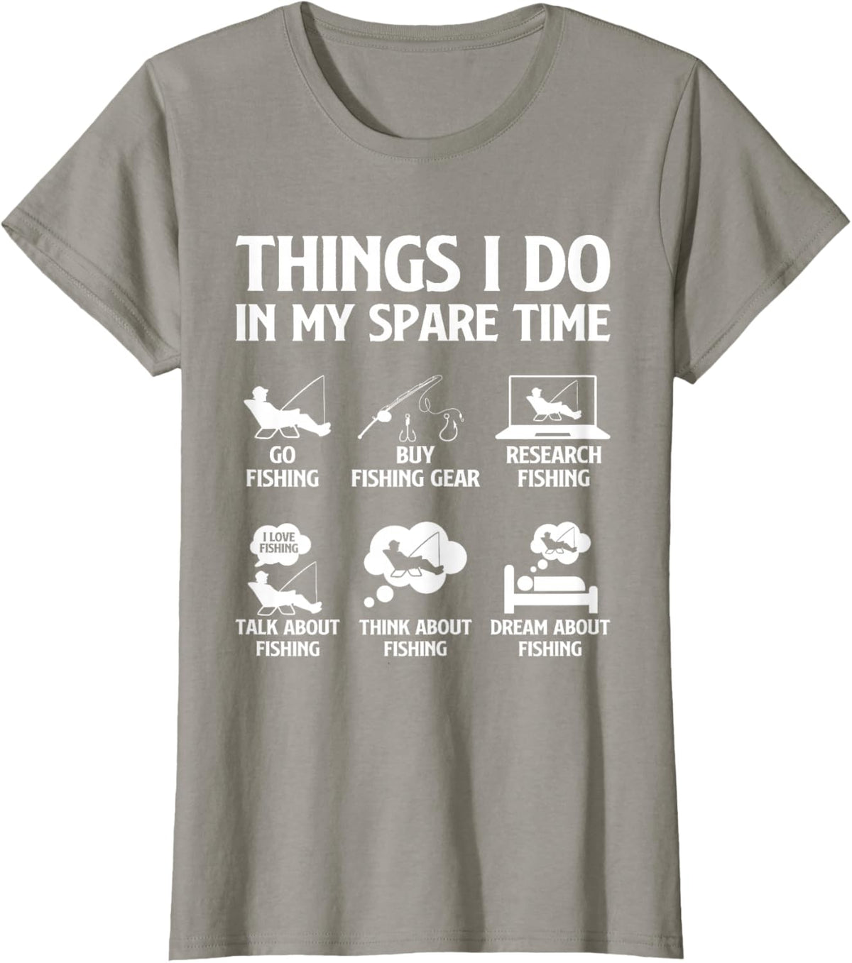 Things I Do in My Spare Time Fishing Boys Men Bass Fishing