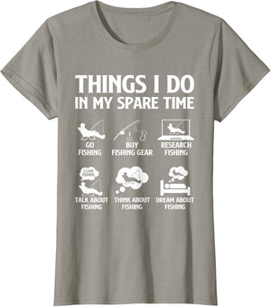 Things I Do in My Spare Time Fishing Boys Men Bass Fishing