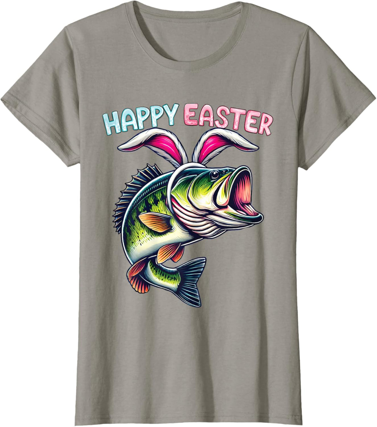Fisherman Bunny Ears Funny Fish Easter Holiday Eggs Fishing