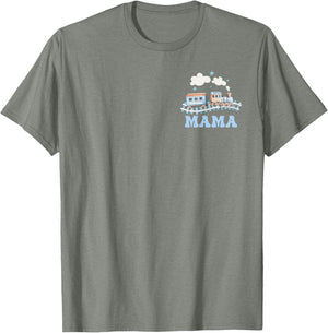 Mama First Birthday Boy Girl Train Railroad Family Matching
