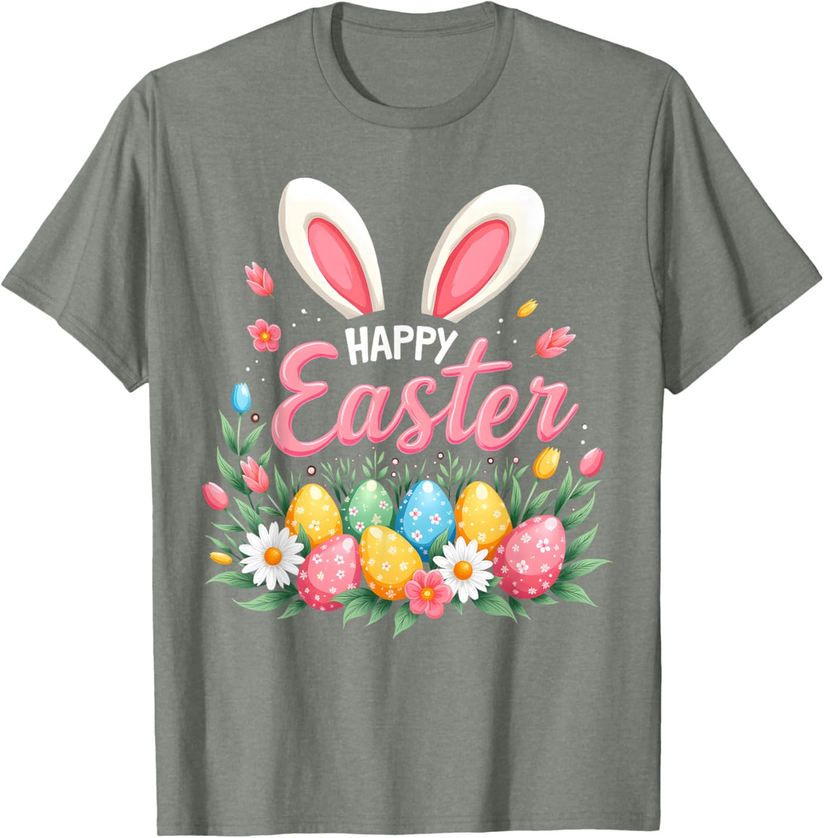Happy Easter Bunny Spring Easter Egg Easter Shirts For Women