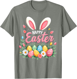 Happy Easter Bunny Spring Easter Egg Easter Shirts For Women