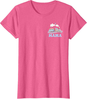 Mama First Birthday Boy Girl Train Railroad Family Matching