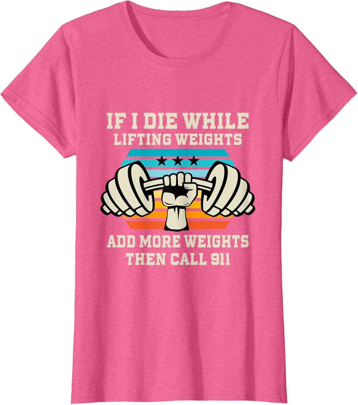 If I Die While Lifting Weights - Funny Workout &amp; Gym Gift T-Shirt Small