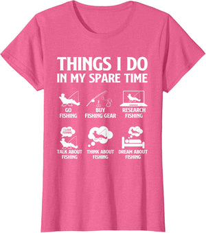 Things I Do in My Spare Time Fishing Boys Men Bass Fishing