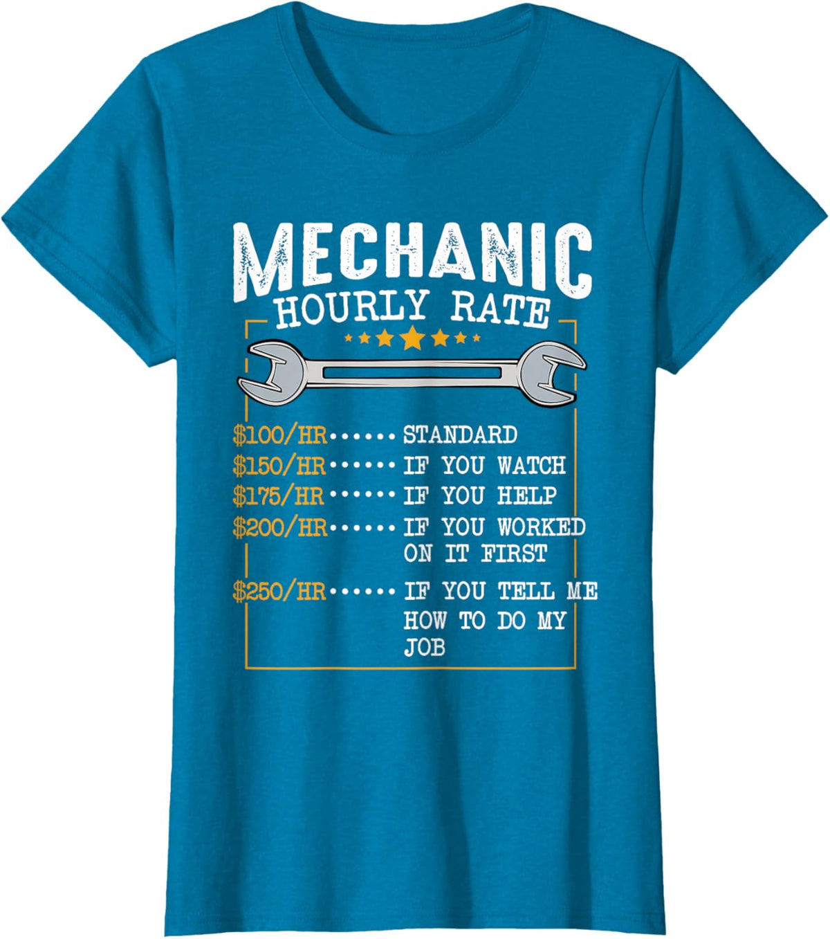 Mechanic Hourly Rate Car Mechatronics Engineer Profession Car Gift