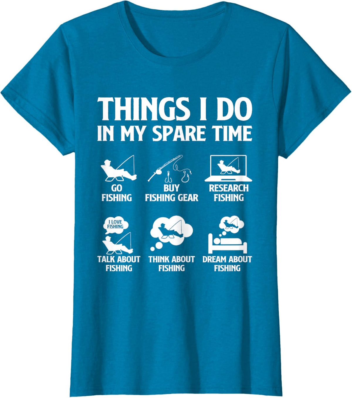 Things I Do in My Spare Time Fishing Boys Men Bass Fishing