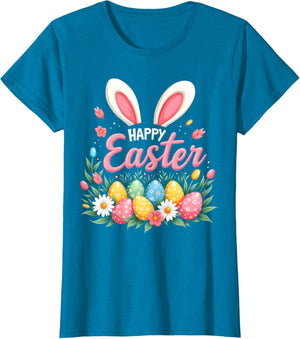 Happy Easter Bunny Spring Easter Egg Easter Shirts For Women