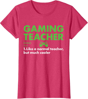Gamer Teacher Definition Gaming Men Women
