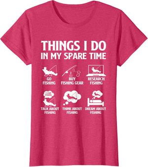 Things I Do in My Spare Time Fishing Boys Men Bass Fishing