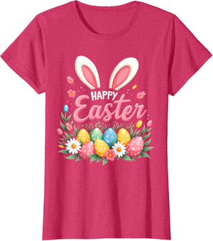 Happy Easter Bunny Spring Easter Egg Easter Shirts For Women