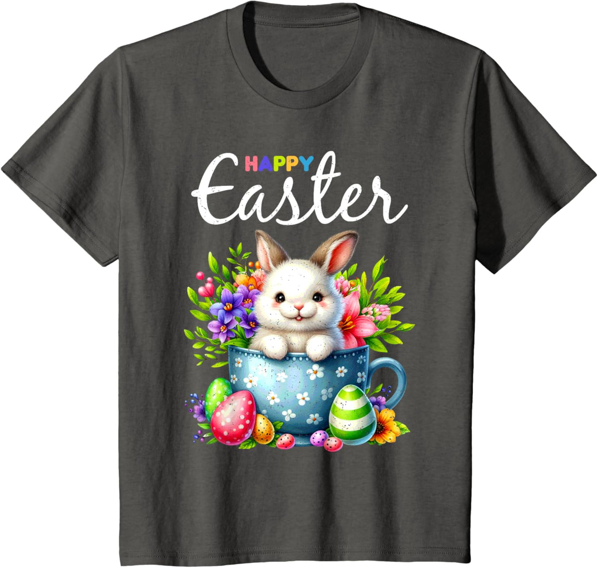 Bunny Egg Hunt Happy Easter Cute Spring Christian Holiday