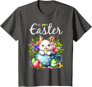 Bunny Egg Hunt Happy Easter Cute Spring Christian Holiday